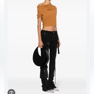 STAUD Iconic Black  moon bag NWOT